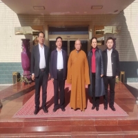 少林寺方丈释永信到亿德体育集团参观交流大健康产业